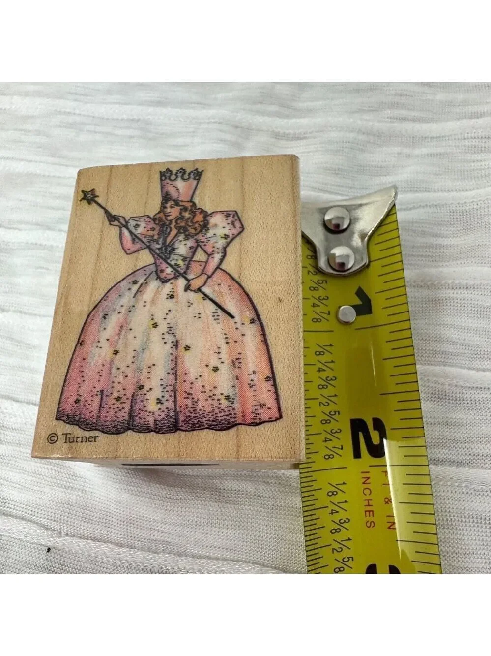 Glinda Wizard Of Oz Rubber Stamp Wood Mount 806E All Night Media Turner